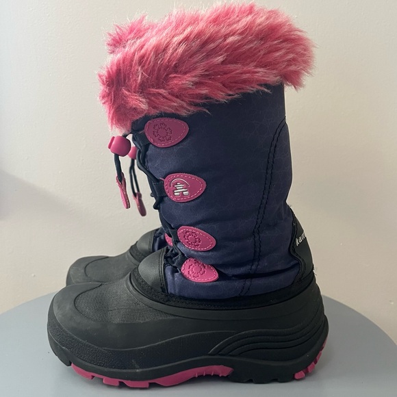 Kamik Girls Snowgypsy Winter Snowboots Faux Fur - Picture 4 of 7